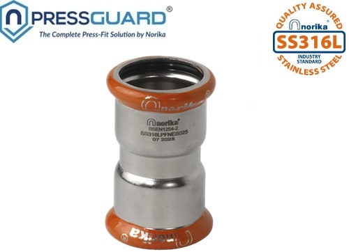 Stainless Steel 316L Press Fit Equal Socket